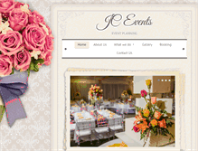 Tablet Screenshot of jcevents.net